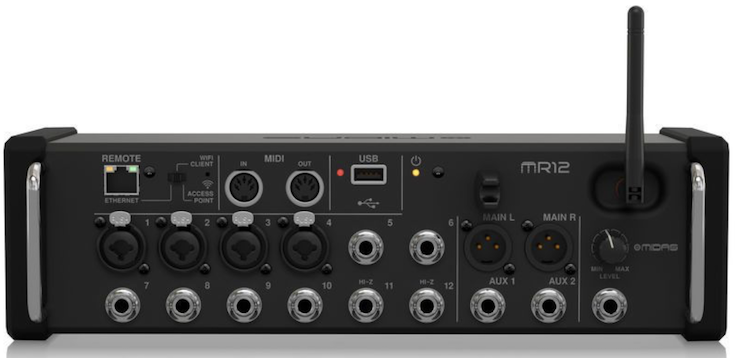 mixer digitale midas MR12